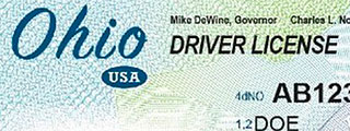Examen de manejo en Ohio para la licencia de conducir