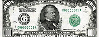 Do $1,000 dollar bills exist?