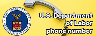 U.S. Department of Labor contact phone number